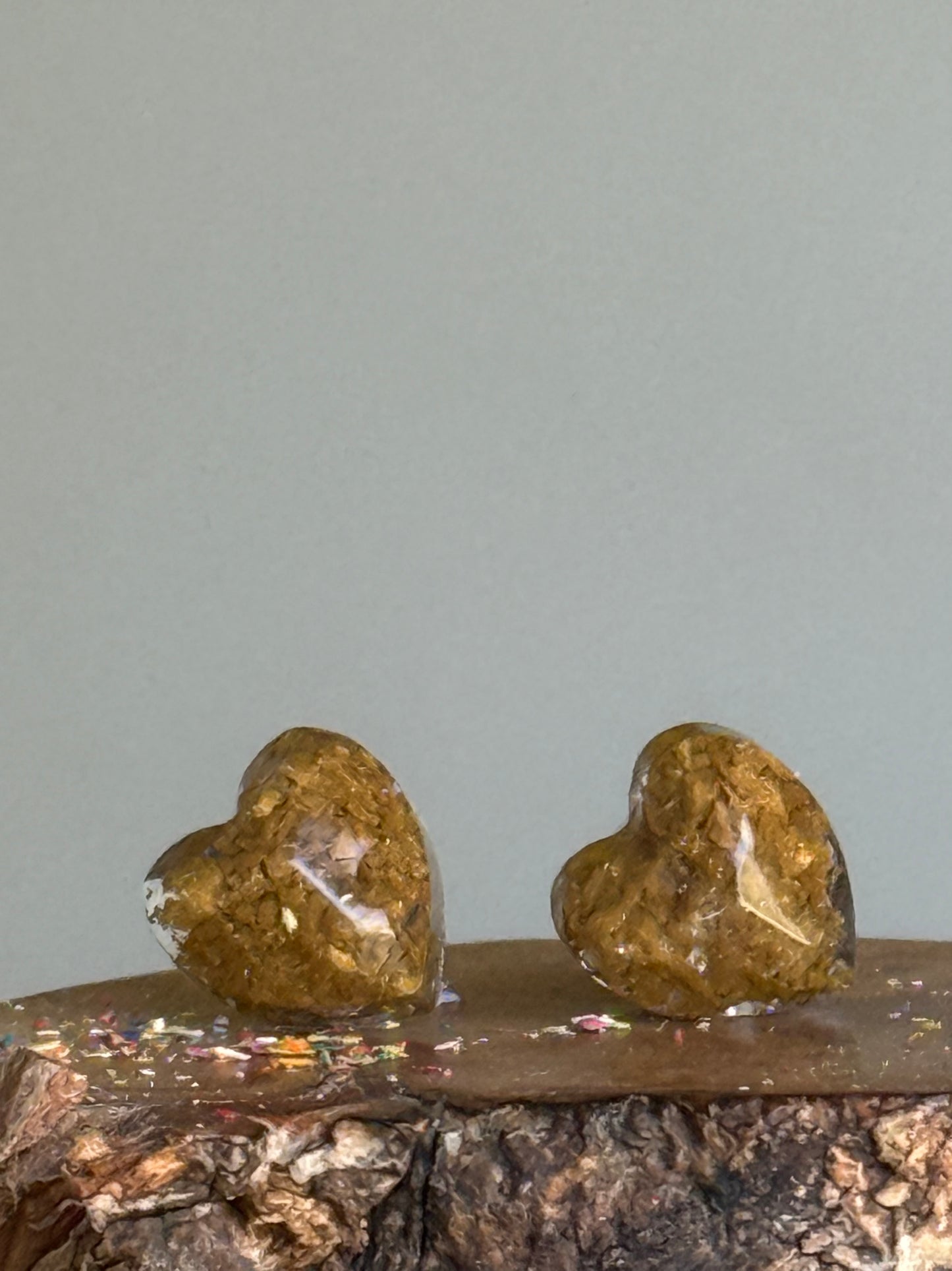 Small  Heart Studs (Gold)