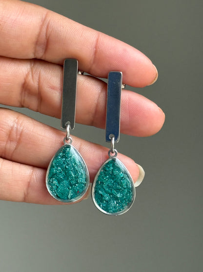 Luz Earrings (Emerald)