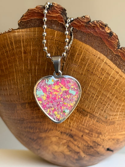Medium Joy Heart Pendant (Glow)
