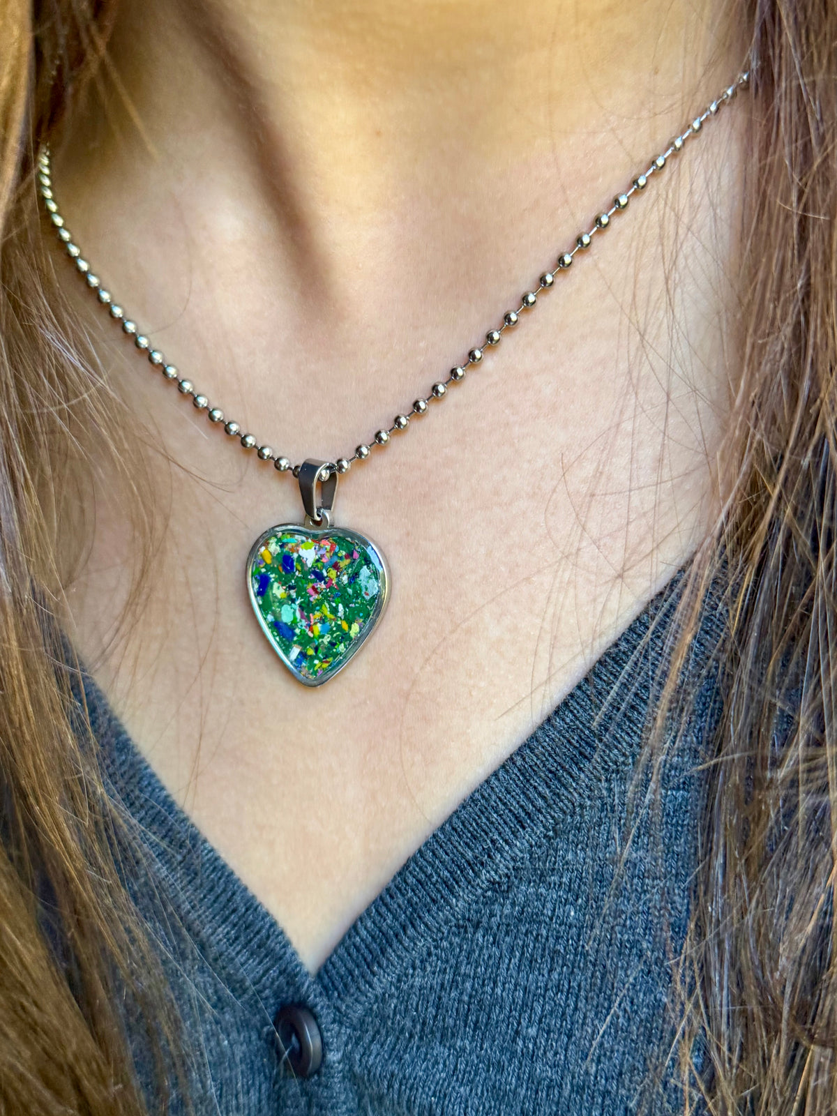 Salty Lady Heart Pendant