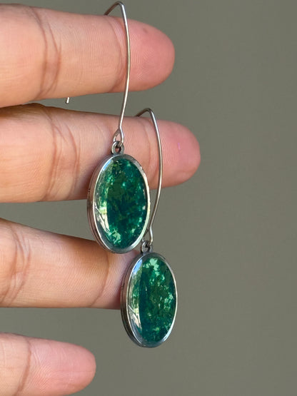 Green Haze Prisma Earrings