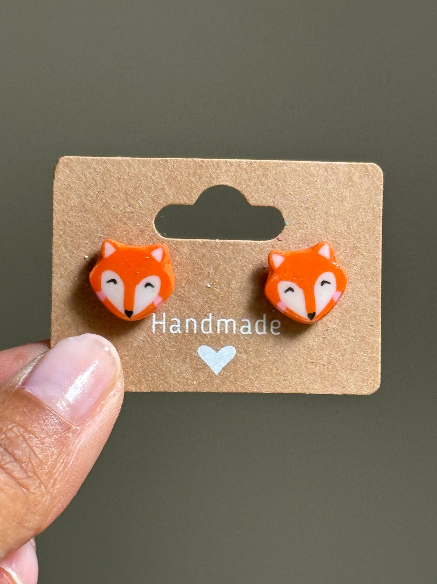 Fox Eraser Studs
