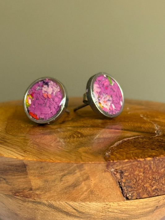 Orbis Stainless Steel Studs (Purples)