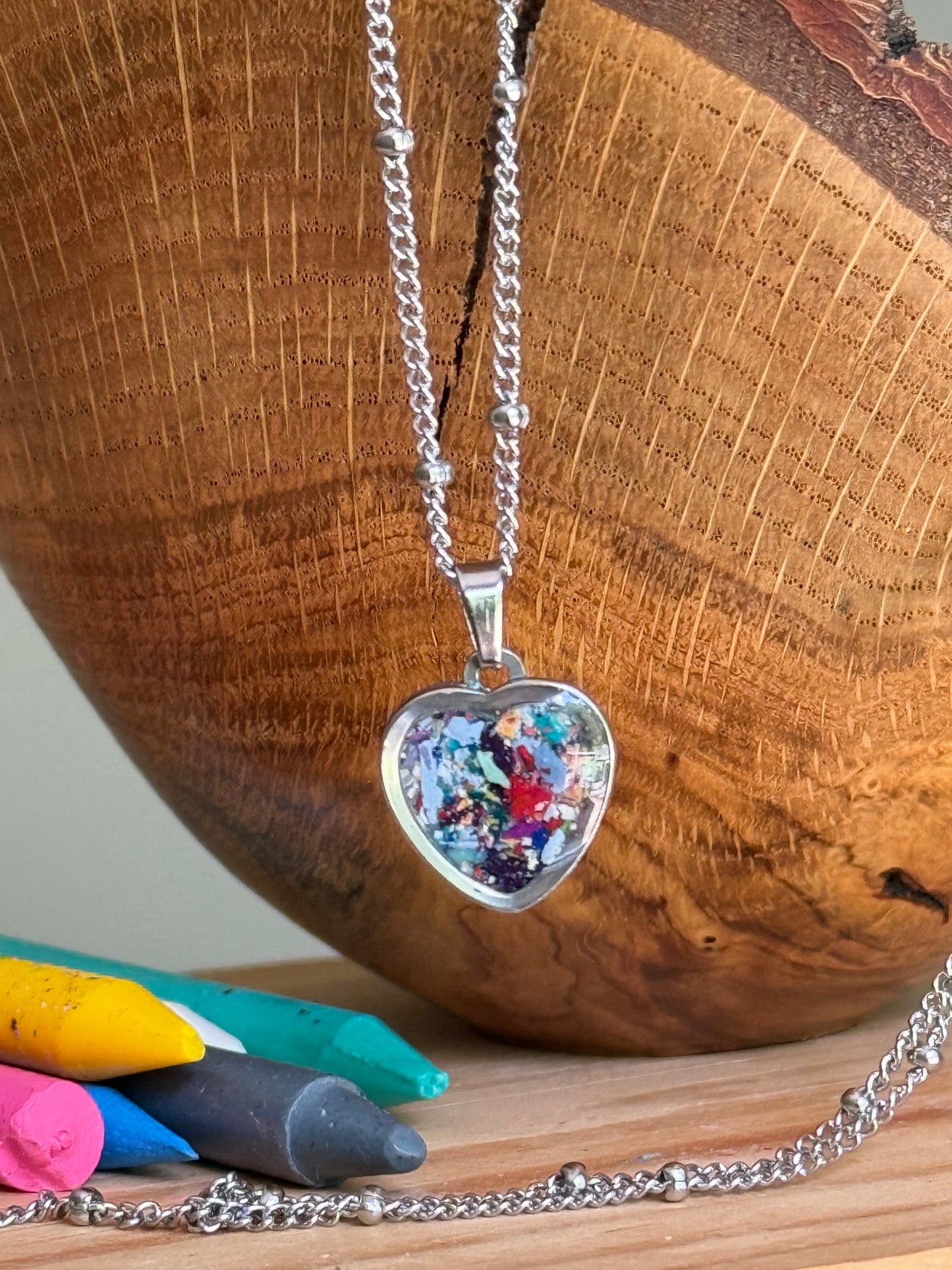 Borbujas Heart Necklace