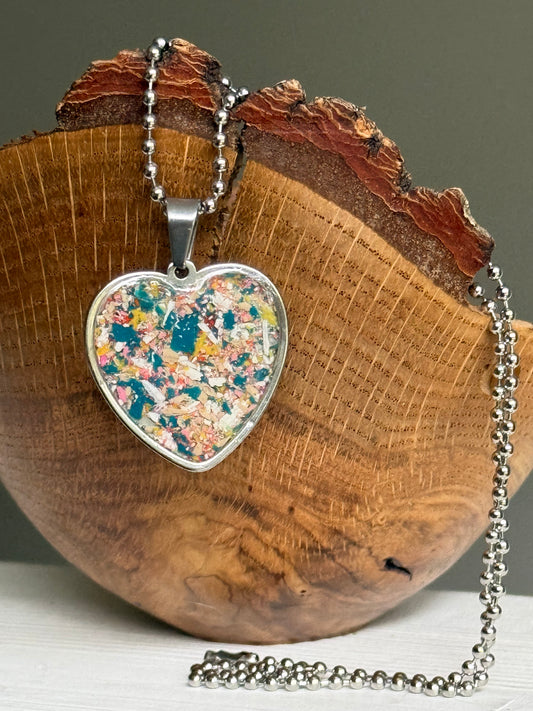 Hope Heart Pendant (Large - Mountain Top)