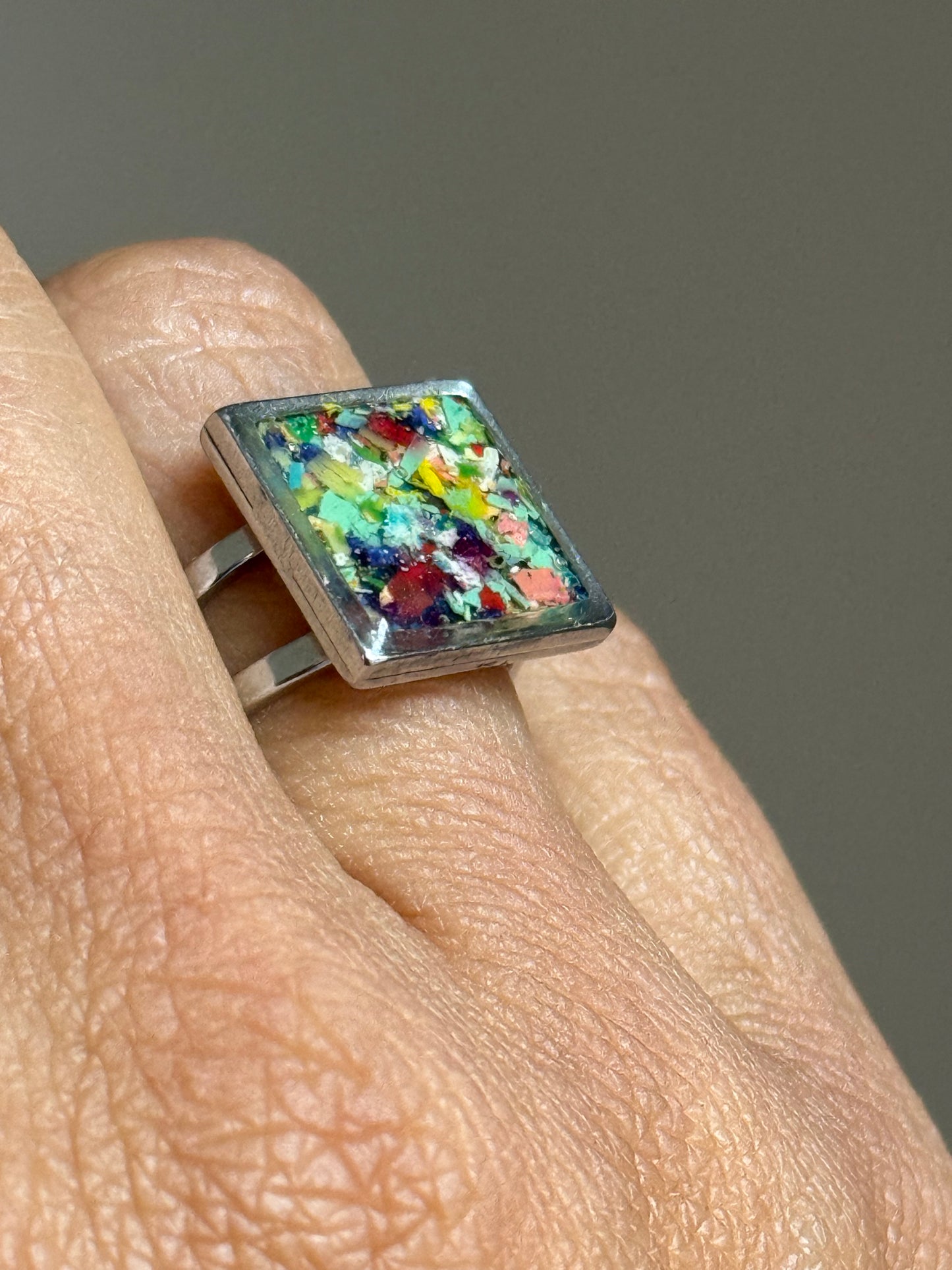 Licornes (bague carrée)