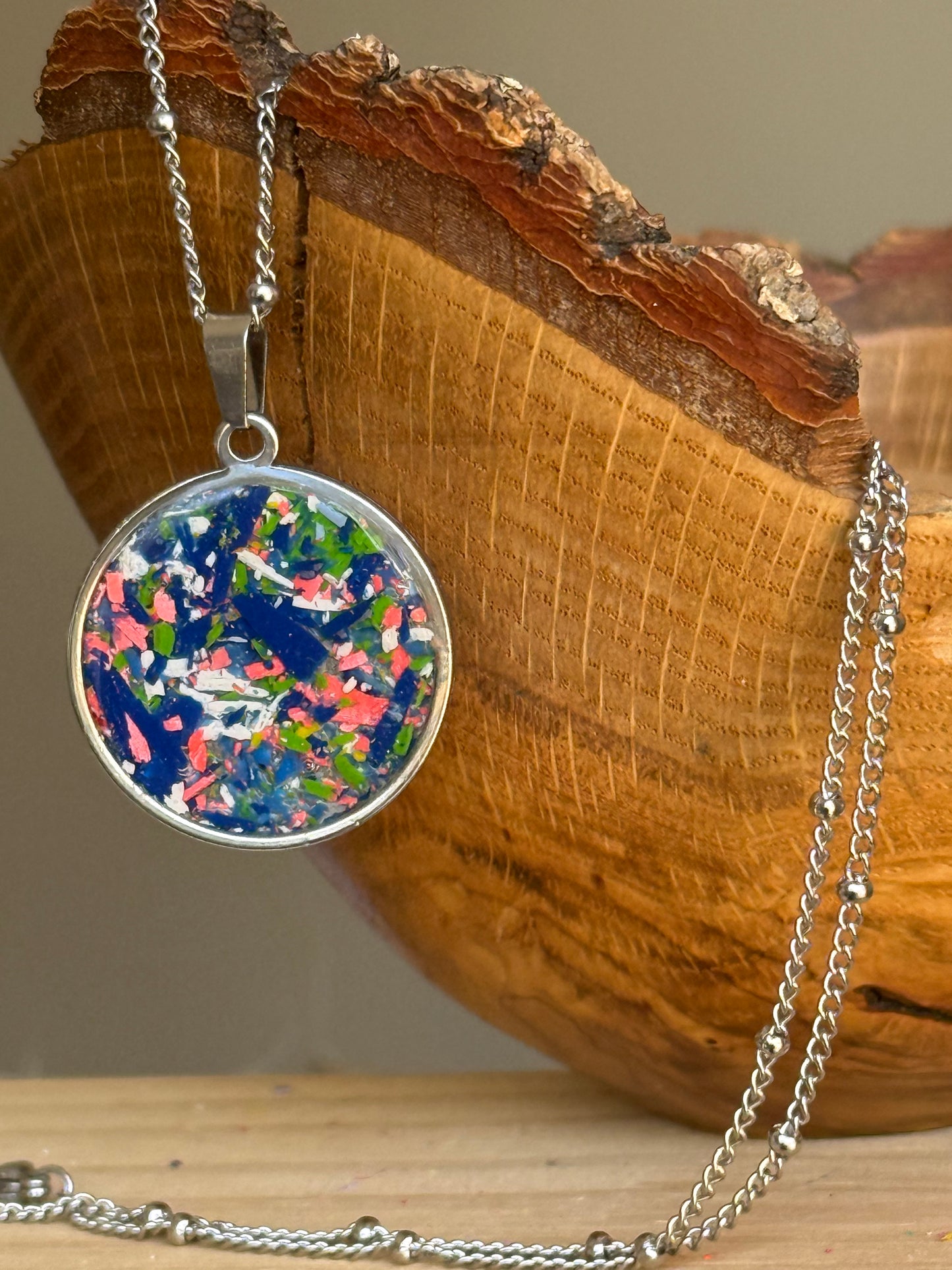 Bold Orbis Necklace (Brilliant Blues)