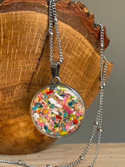 Bold Orbis Necklace (Wild White)