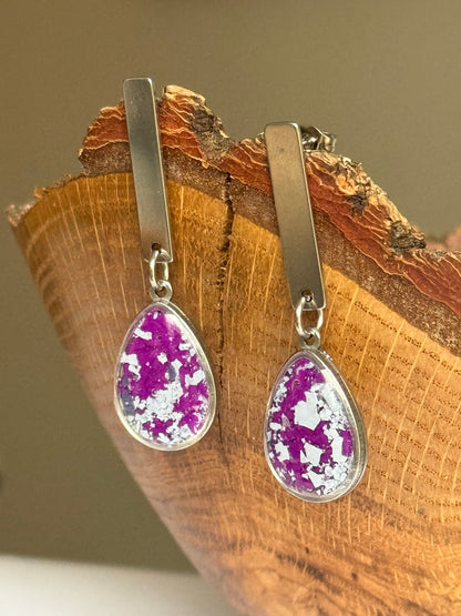 Luz Earrings (Purples)