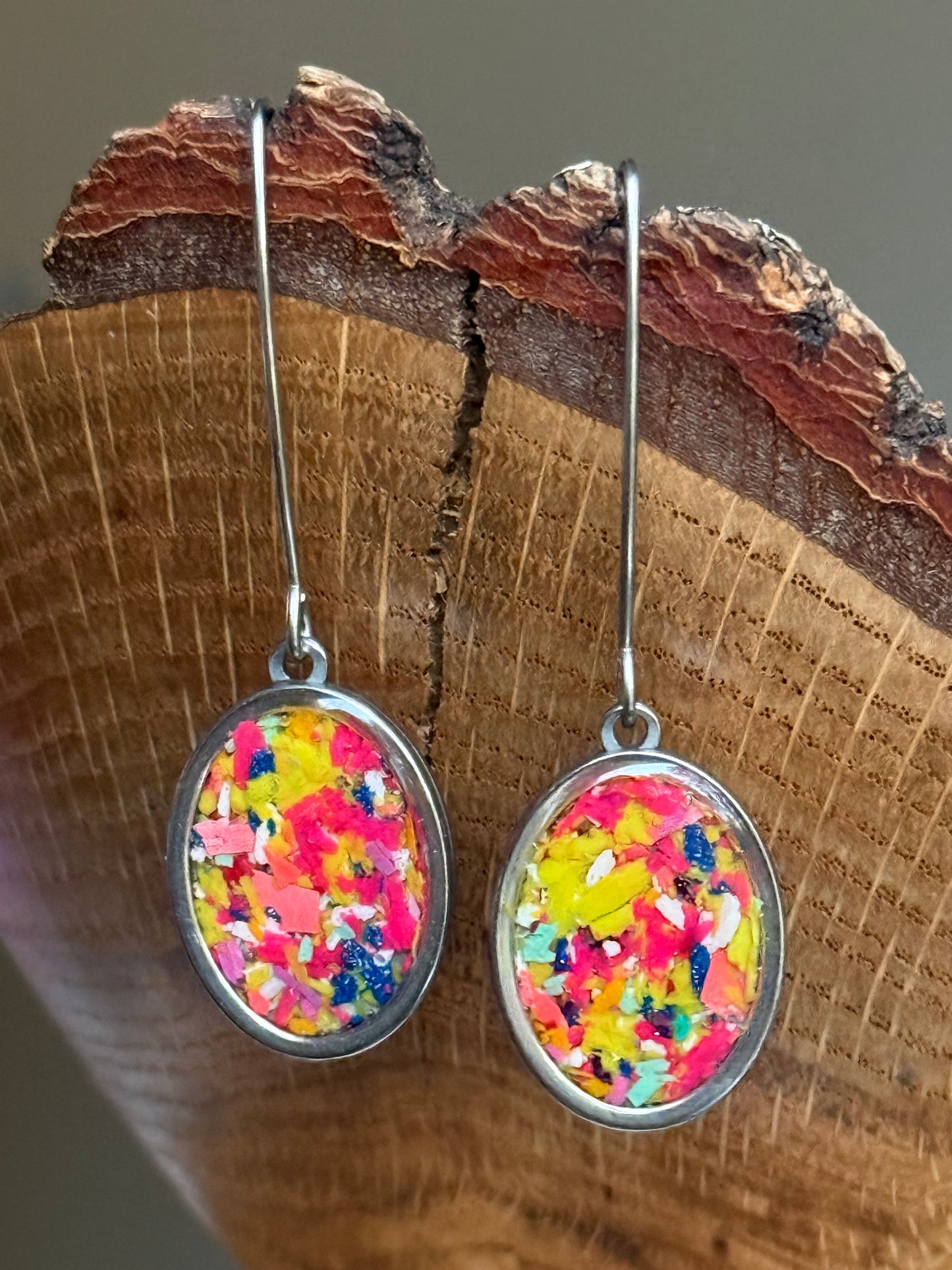 Disco - Oval Hook Earrings