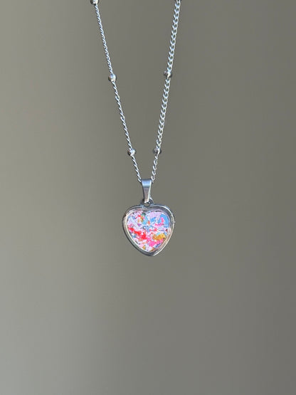 Rosewater Heart Necklace