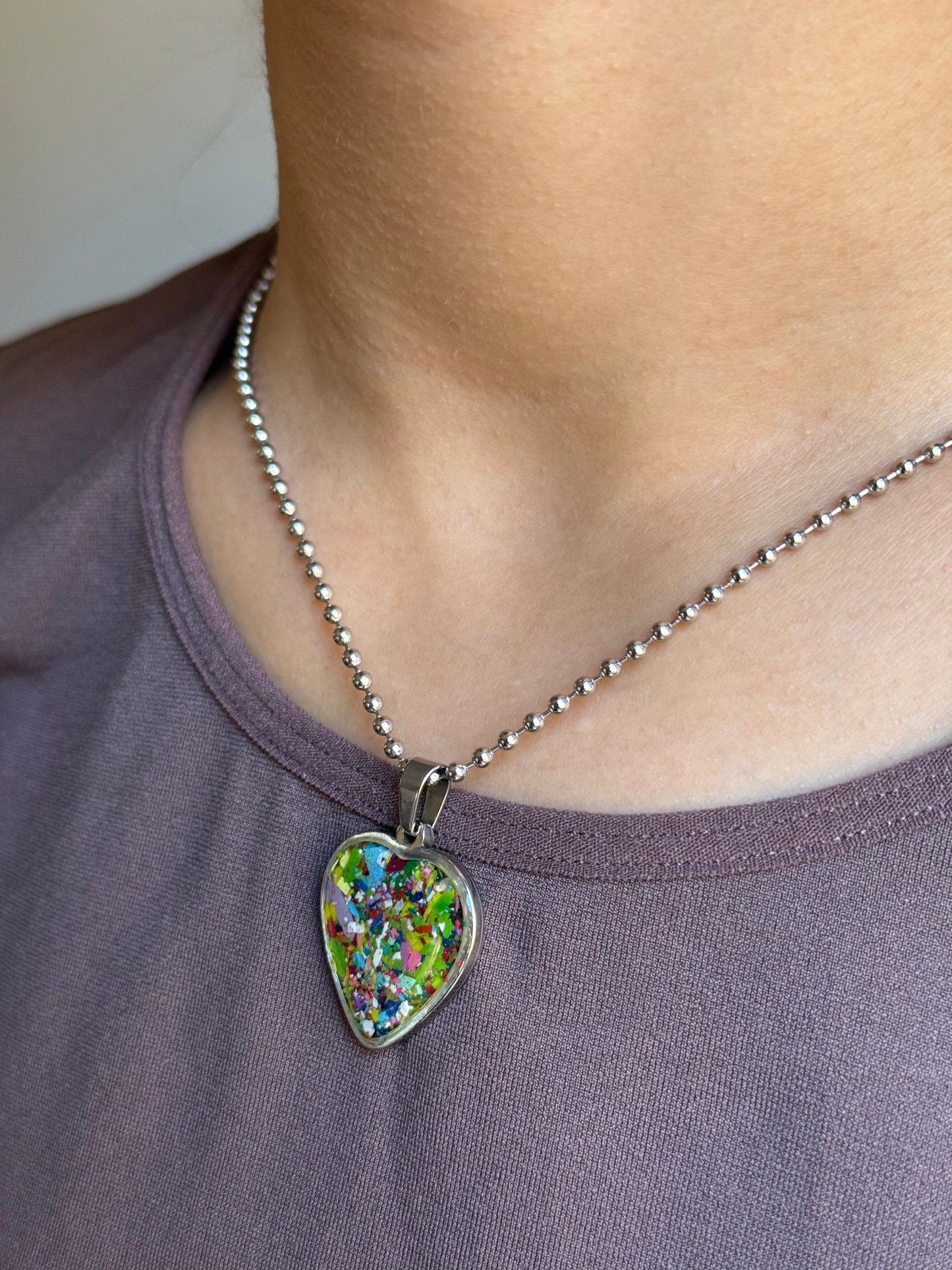 Medium Joy Heart Pendant (Multicolor)