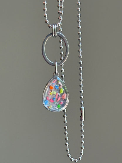 Silver Pillar Necklace