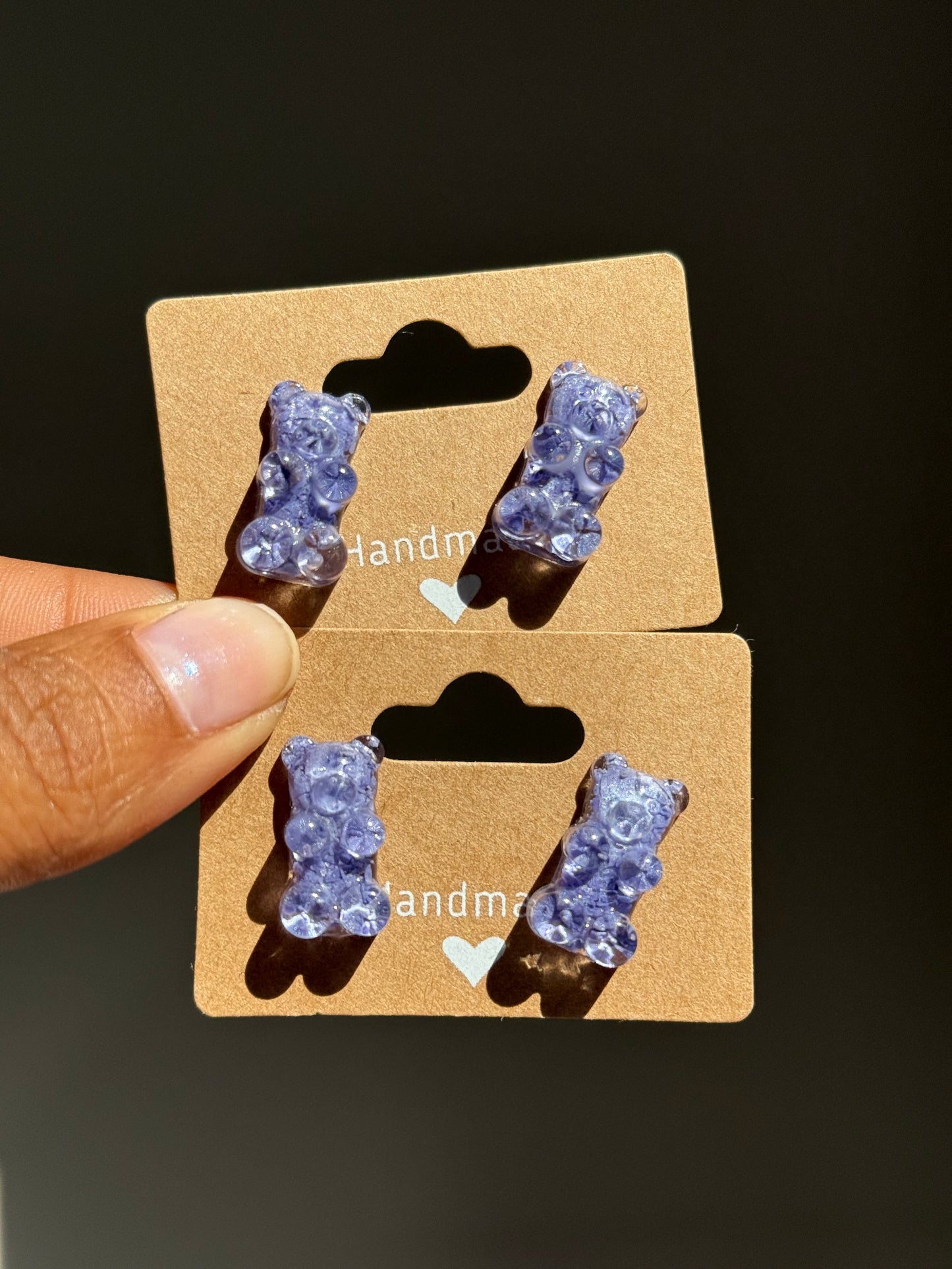 Crayon Gummy Bear Studs (Mauvelous)
