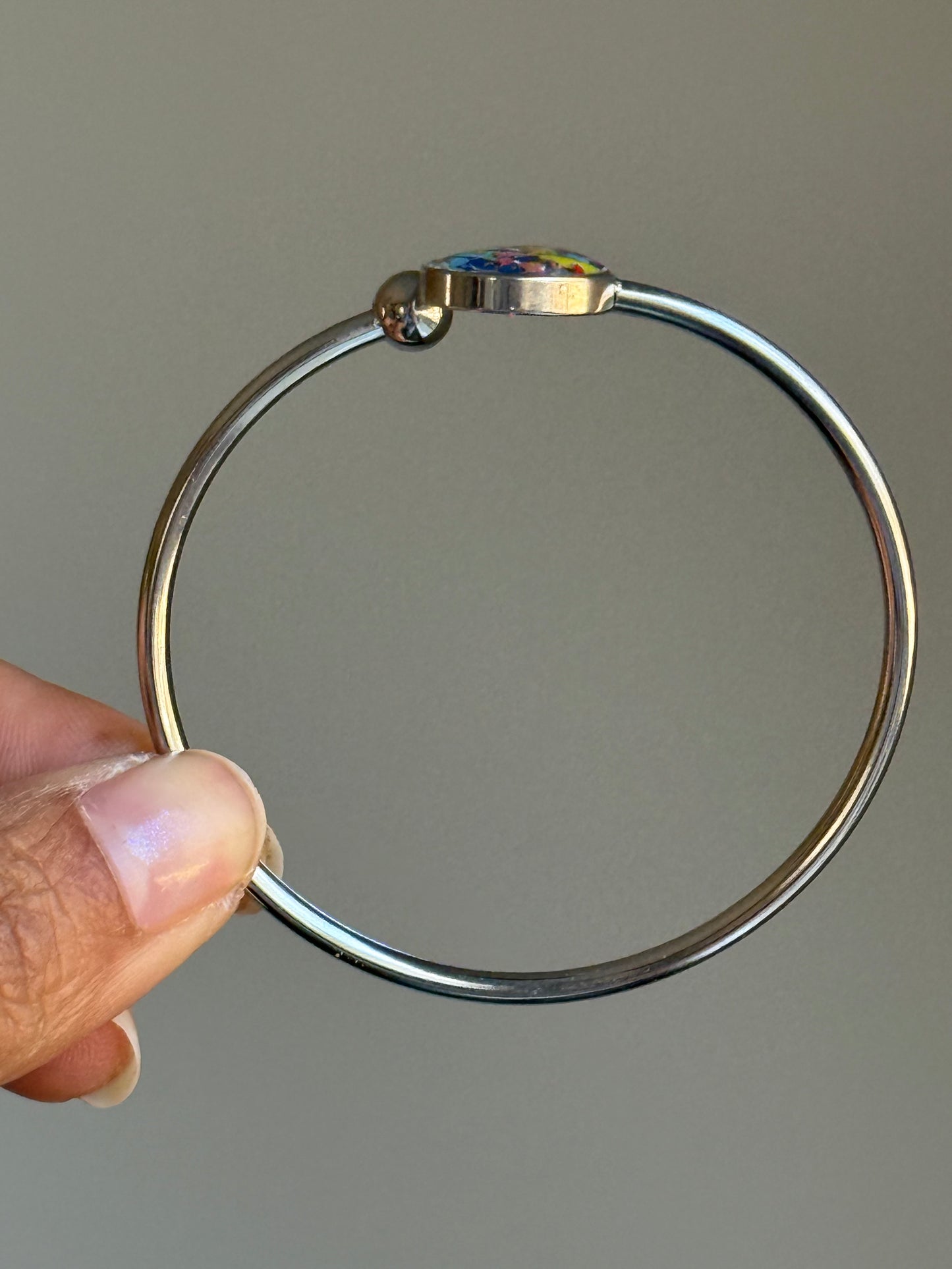 Azulado - Flexible, Single Cuff Bracelet