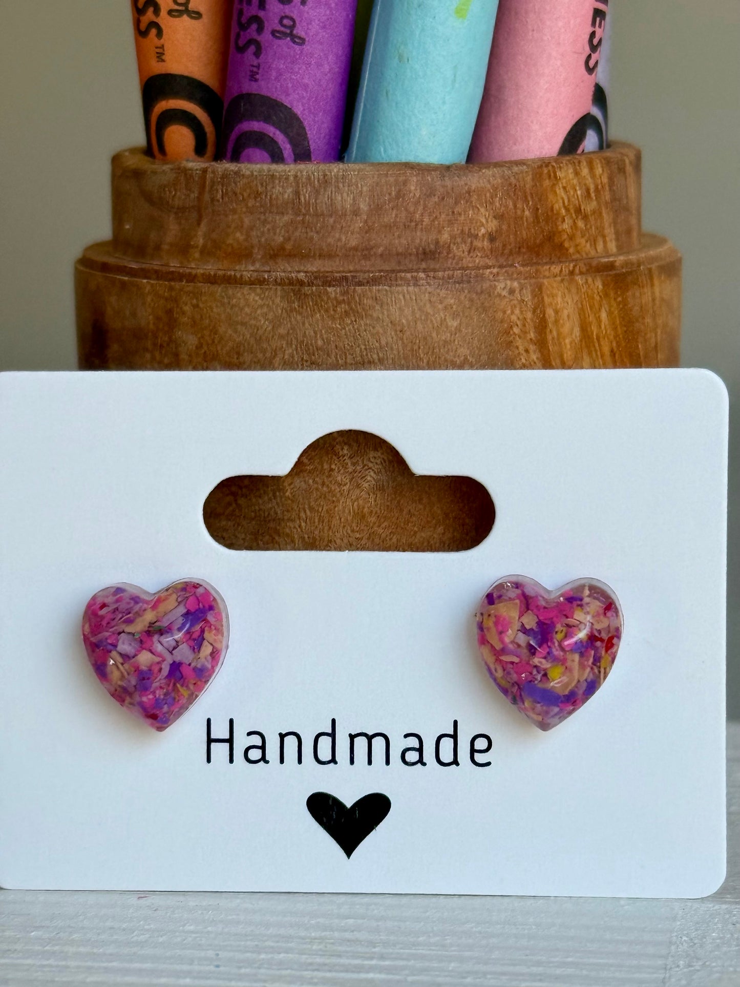 Small Heart Studs (Candy)