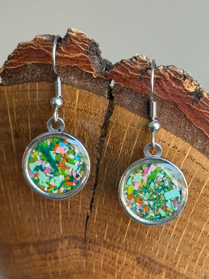 Sage Whisper - Dangling Orbis Earrings