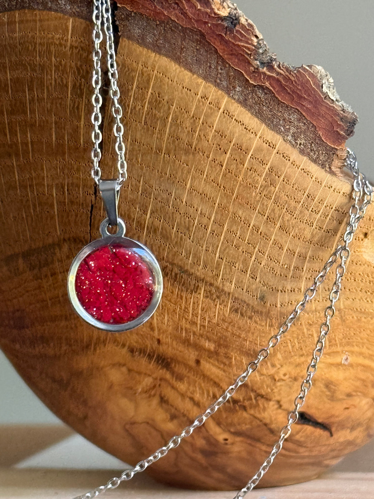 Ruby Round Pendant
