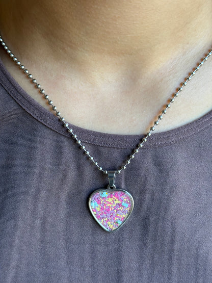 Medium Joy Heart Pendant (Glow)