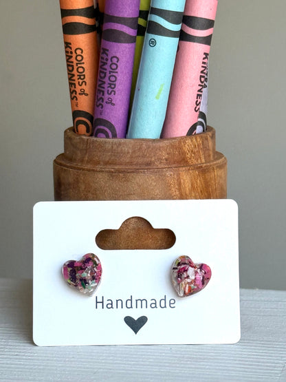 Small Heart Studs (Harmony)