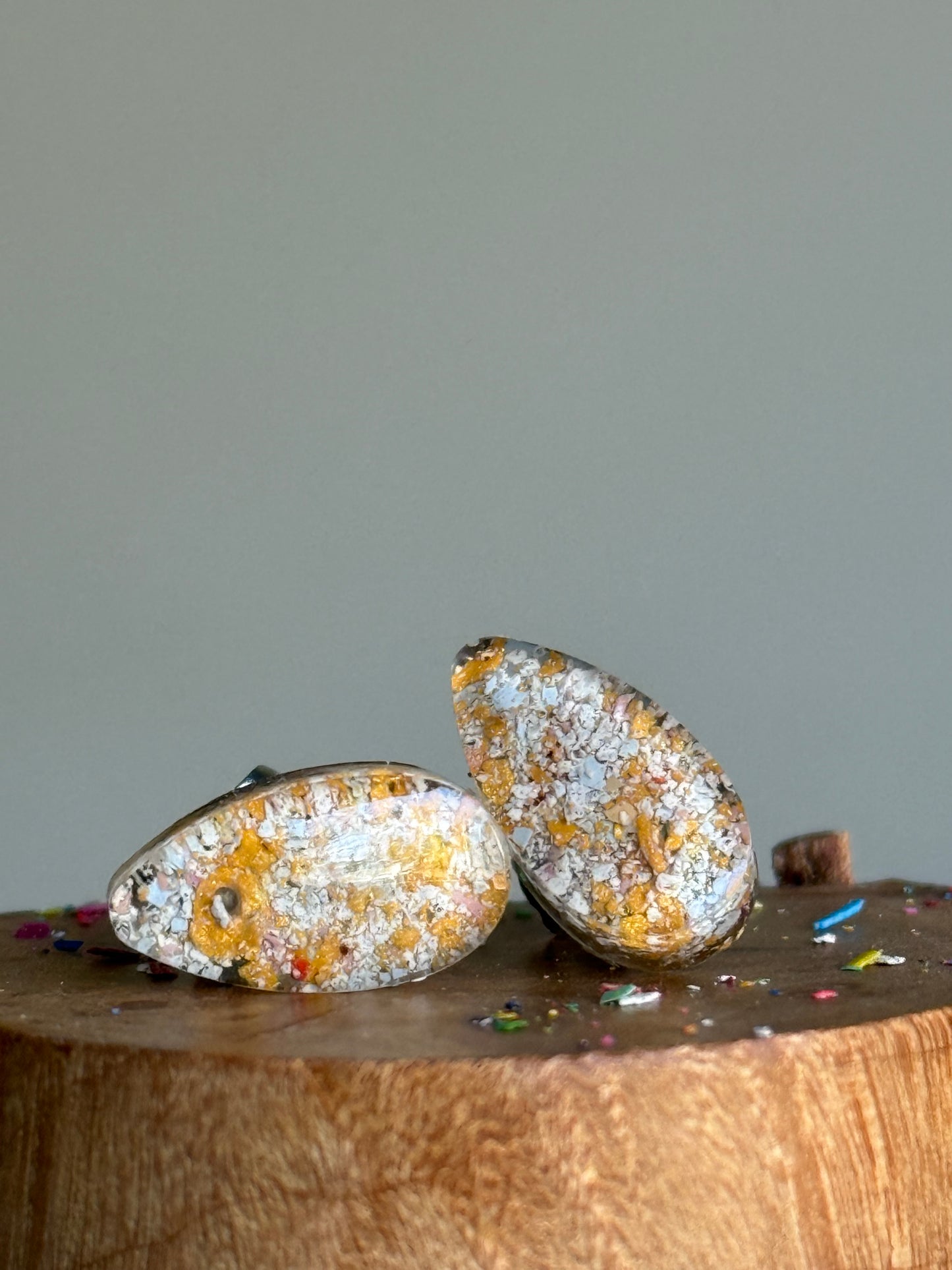 Raindrop Studs (Summer Clouds)