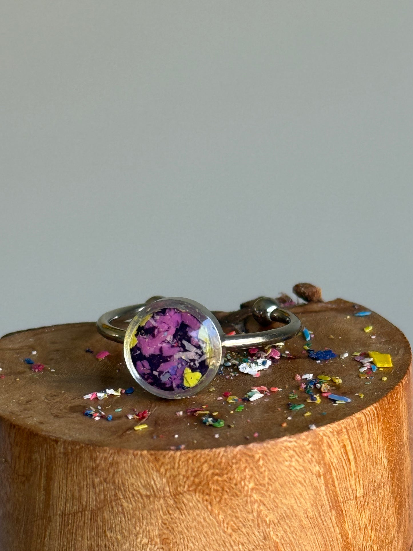 Small Stacking Ring (Lavender Glow)