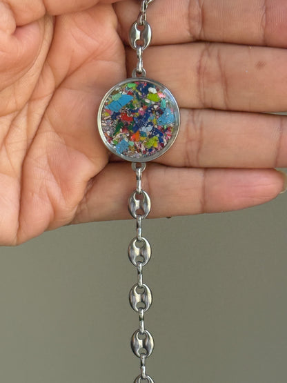 Enamórese del verde azulado 