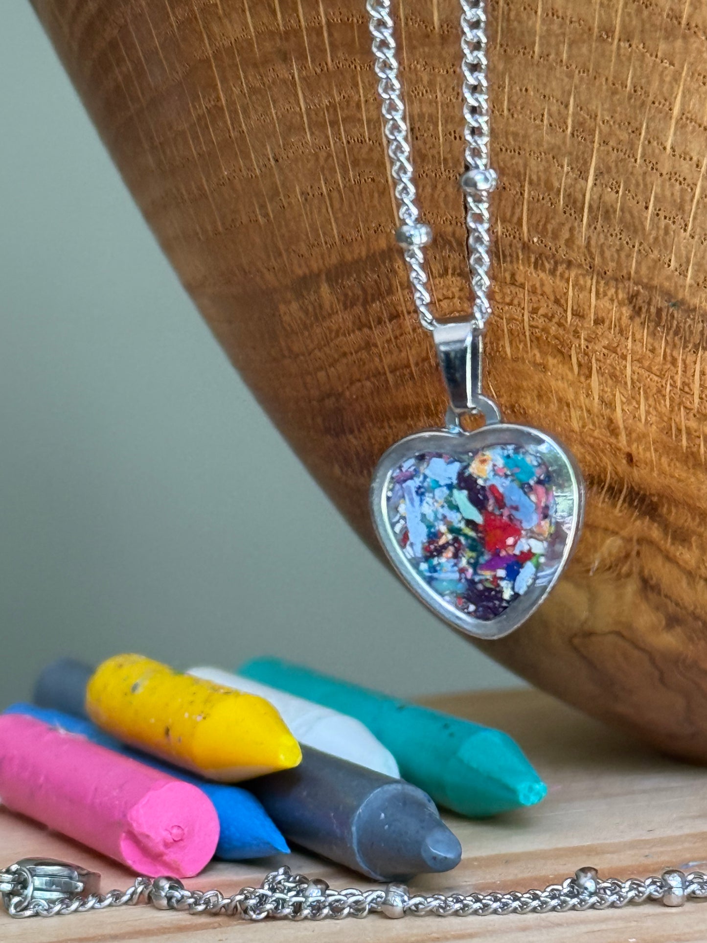 Borbujas Heart Necklace