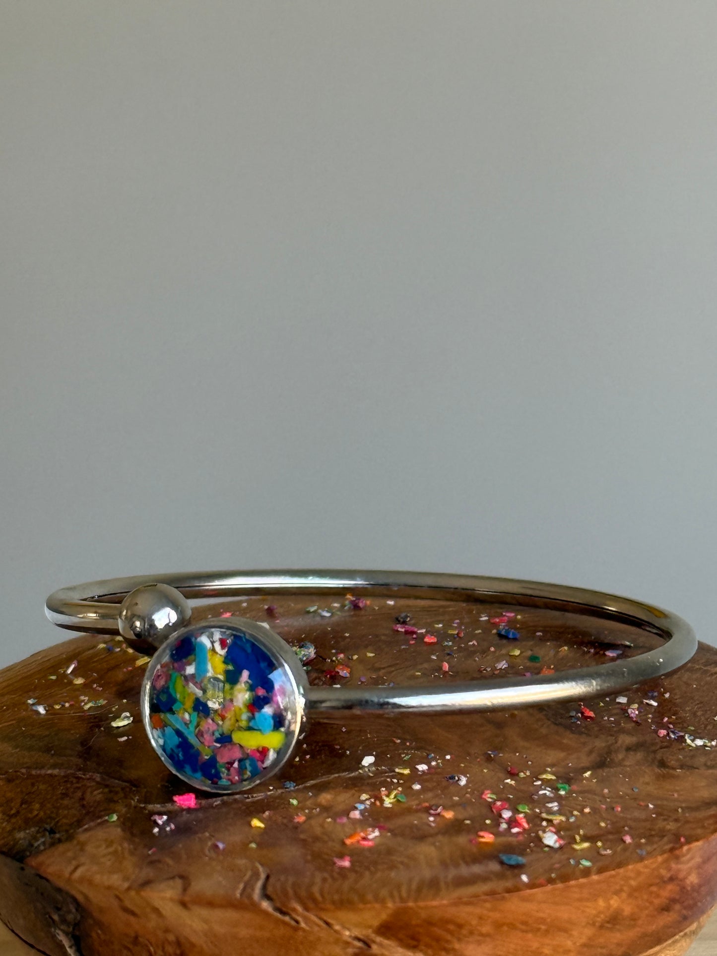 Azulado - Flexible, Single Cuff Bracelet