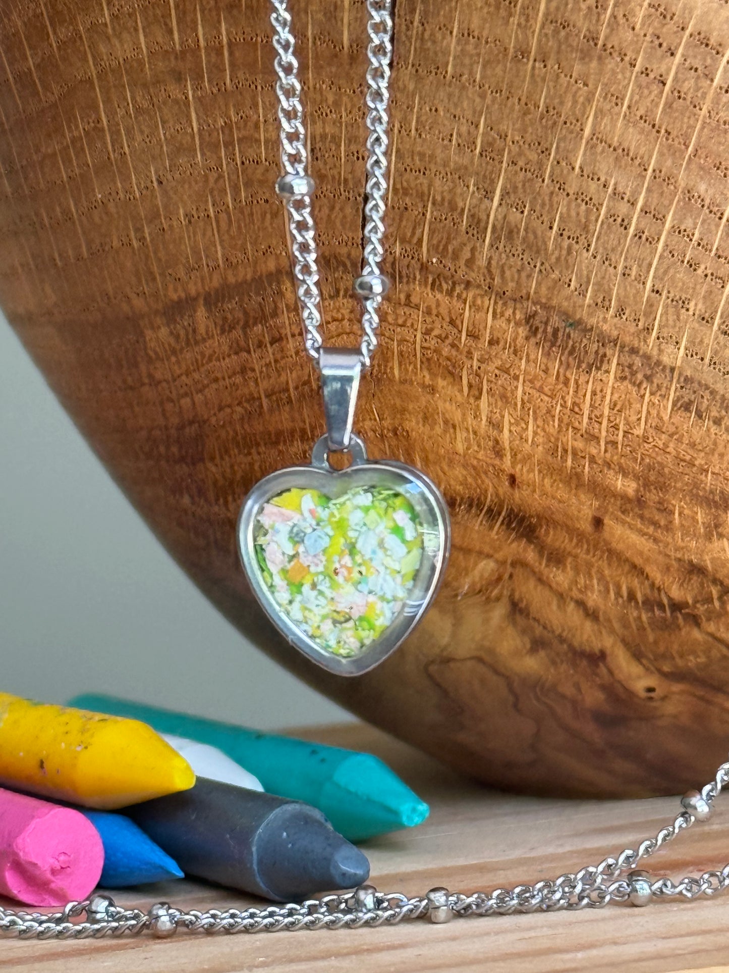 Velvet Ivy Heart Necklace