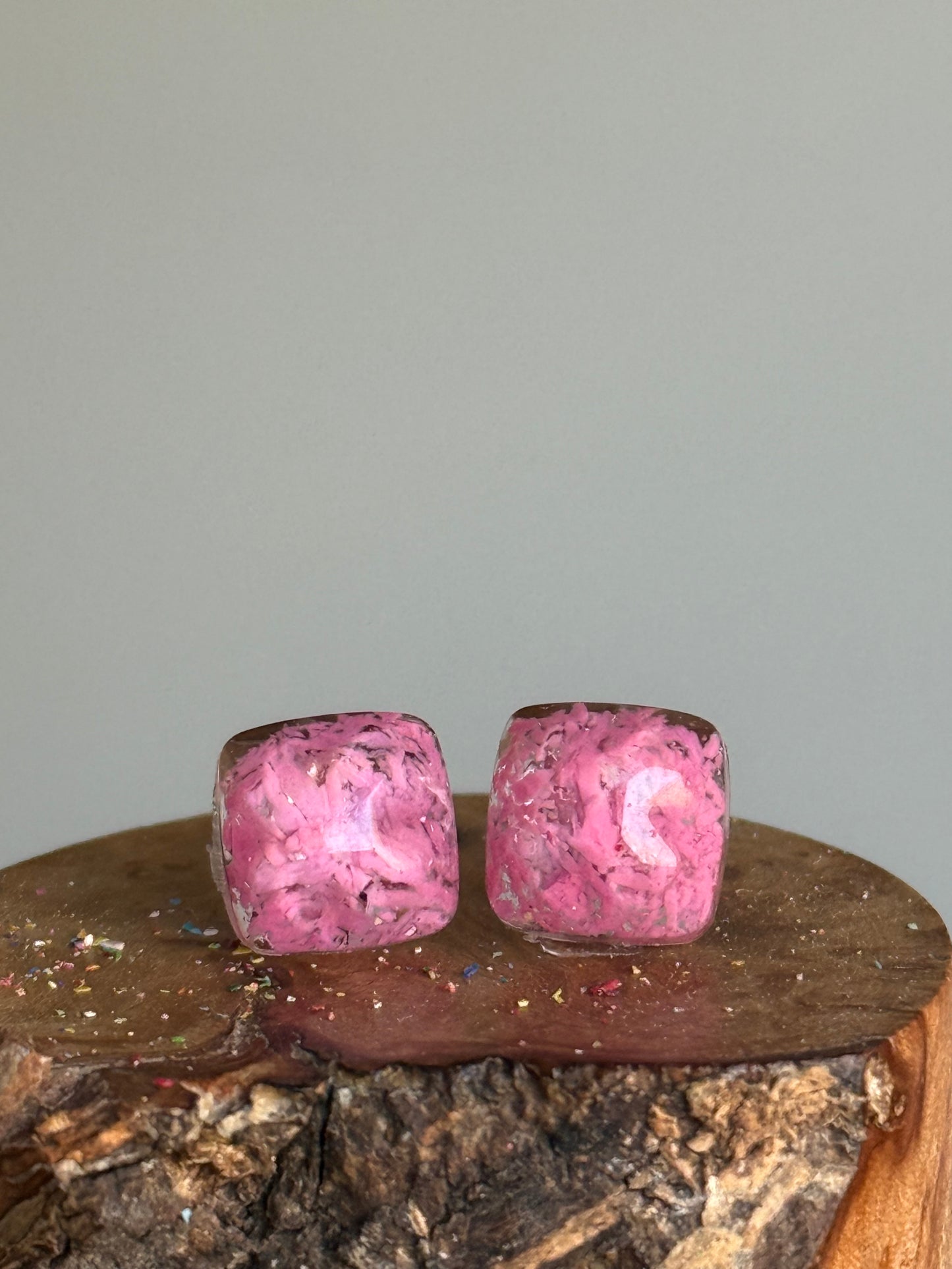 Thistle Square Studs