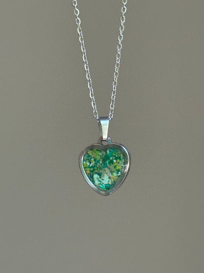 Green River Heart Necklace