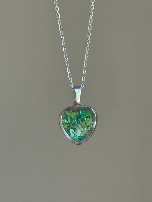 Green River Heart Necklace