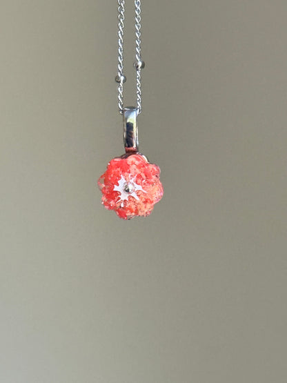 Crayon Bloom Pendant (Freckled Melon)