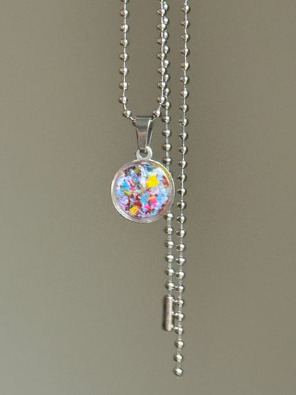 Small Orbis Crayon Pendant (Waterfalls)