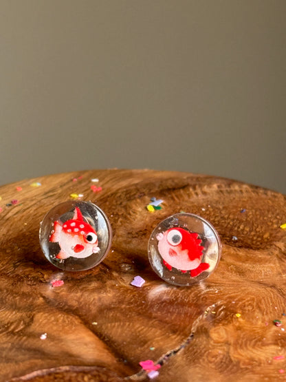 Frida & Georgia (Fish Studs)