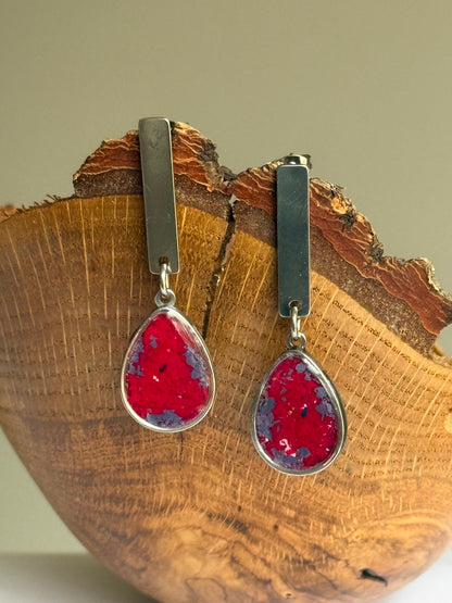 Luz Earrings (Red)