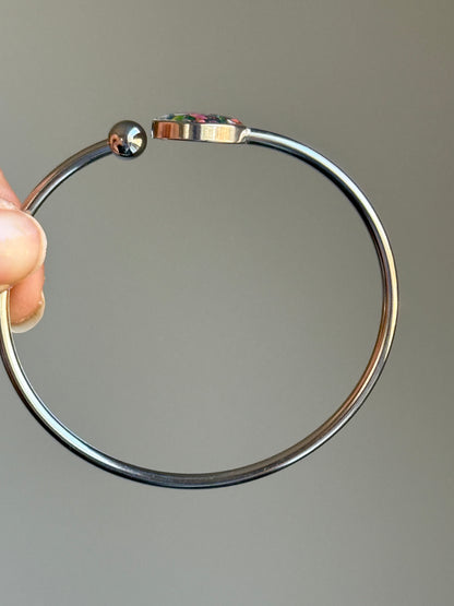 Vitrail - Bracelet manchette simple et flexible 