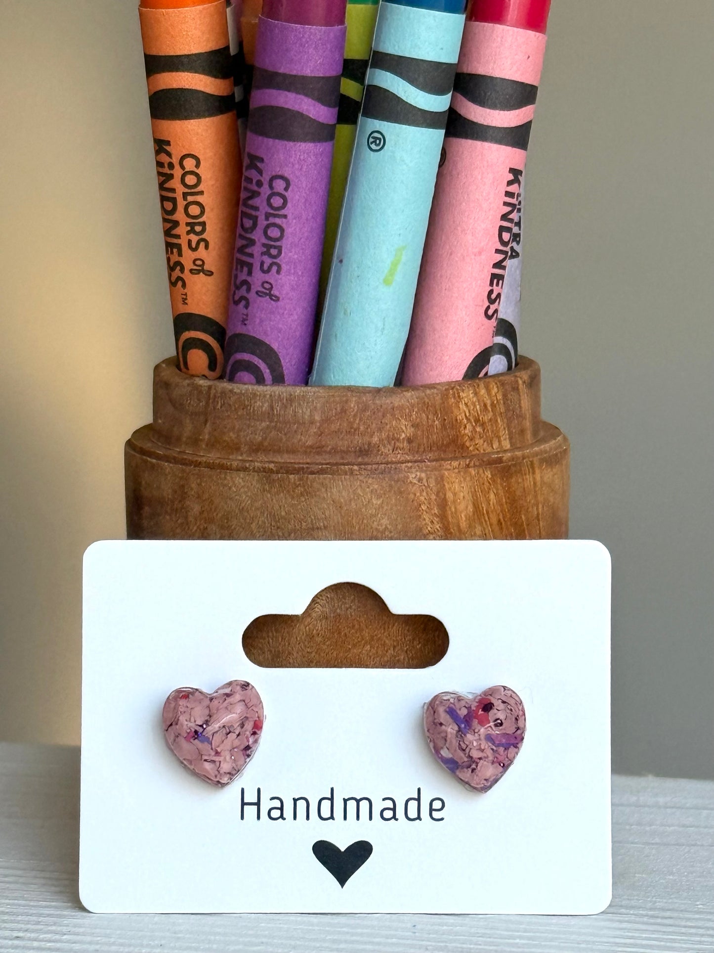 Small Heart Studs (Sweet)