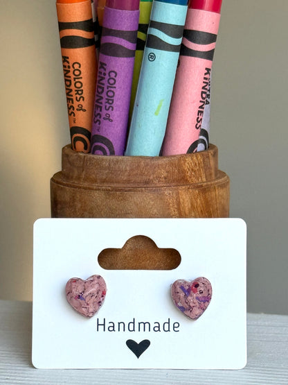 Small Heart Studs (Sweet)