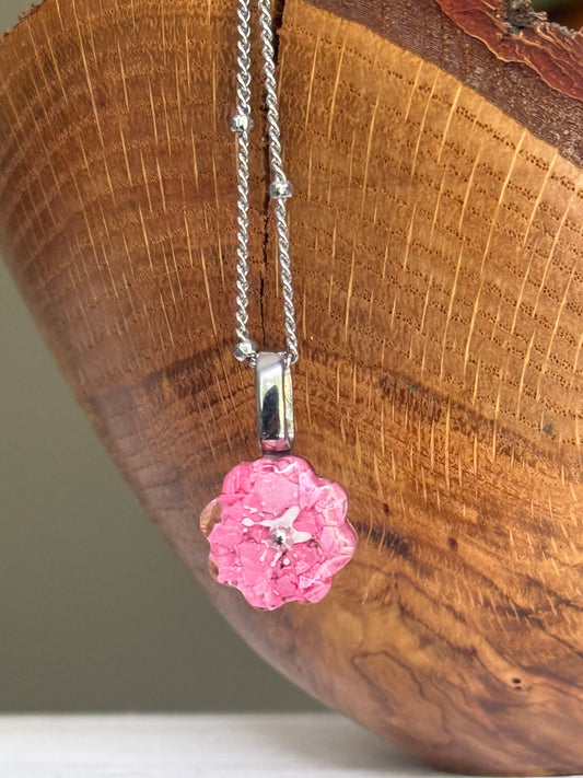 Crayon Bloom Pendant (Perfectly Pink)
