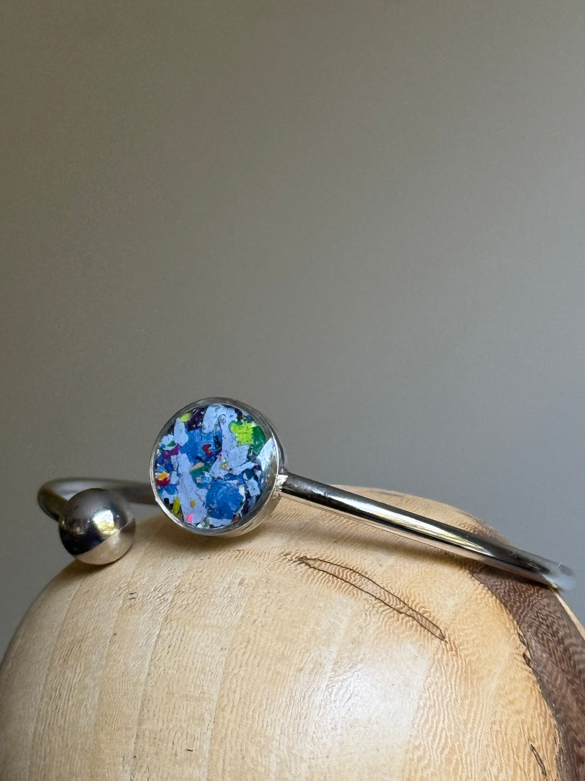 Blue Fushion (Flexible, Single Cuff Bracelet)
