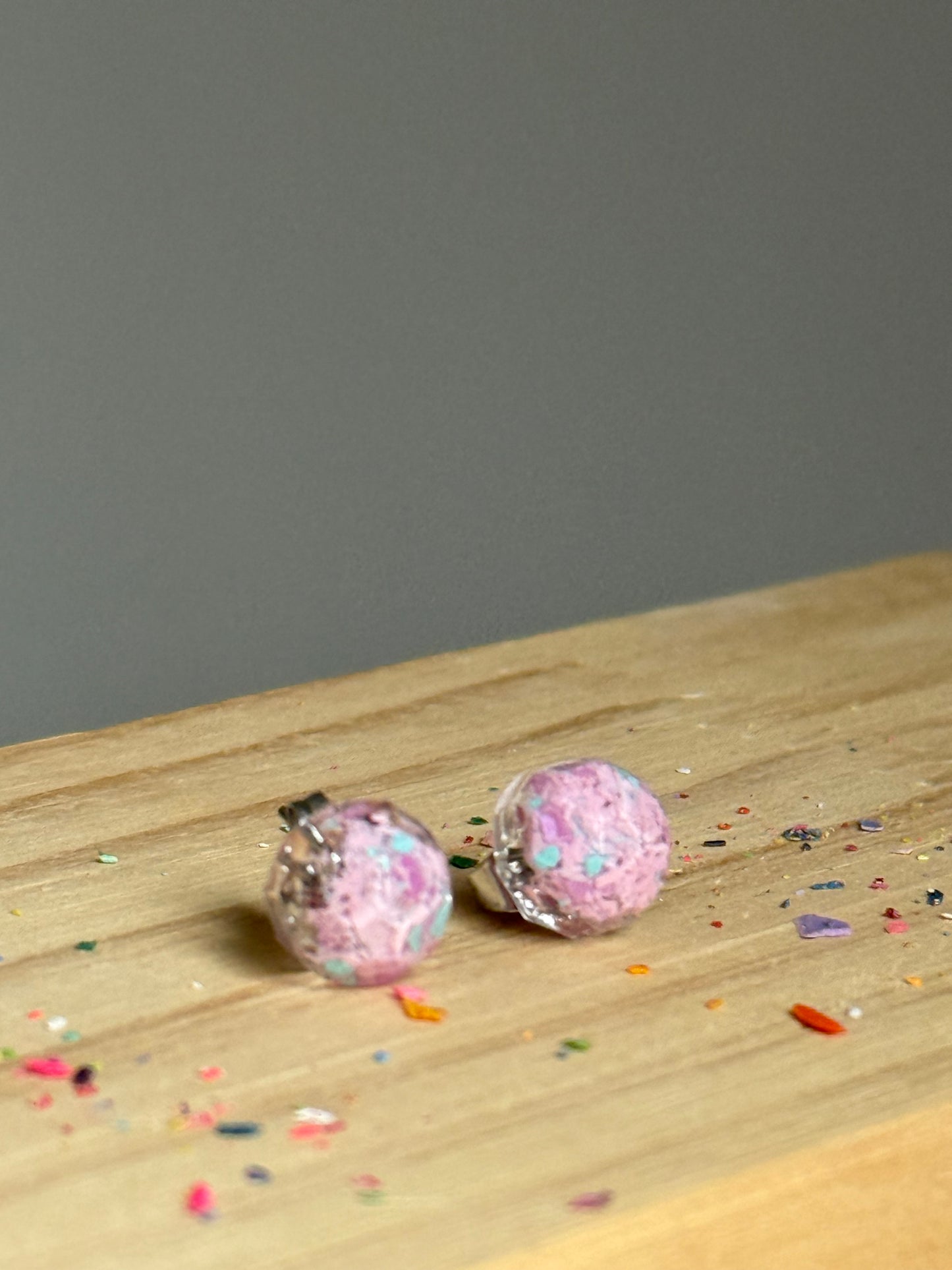 Small Resin Round Studs (Little Lady)