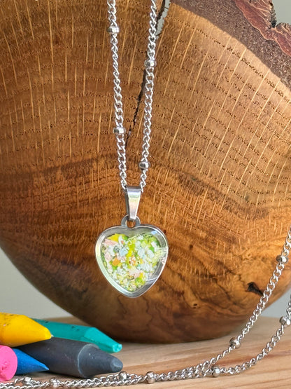 Velvet Ivy Heart Necklace