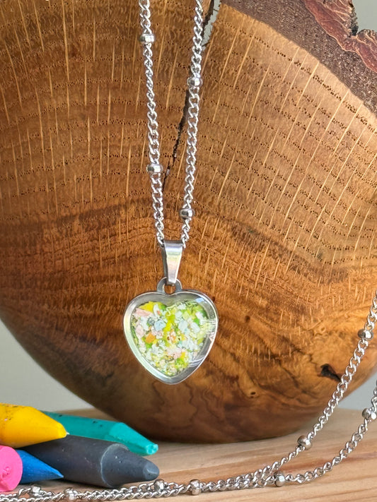 Velvet Ivy Heart Necklace
