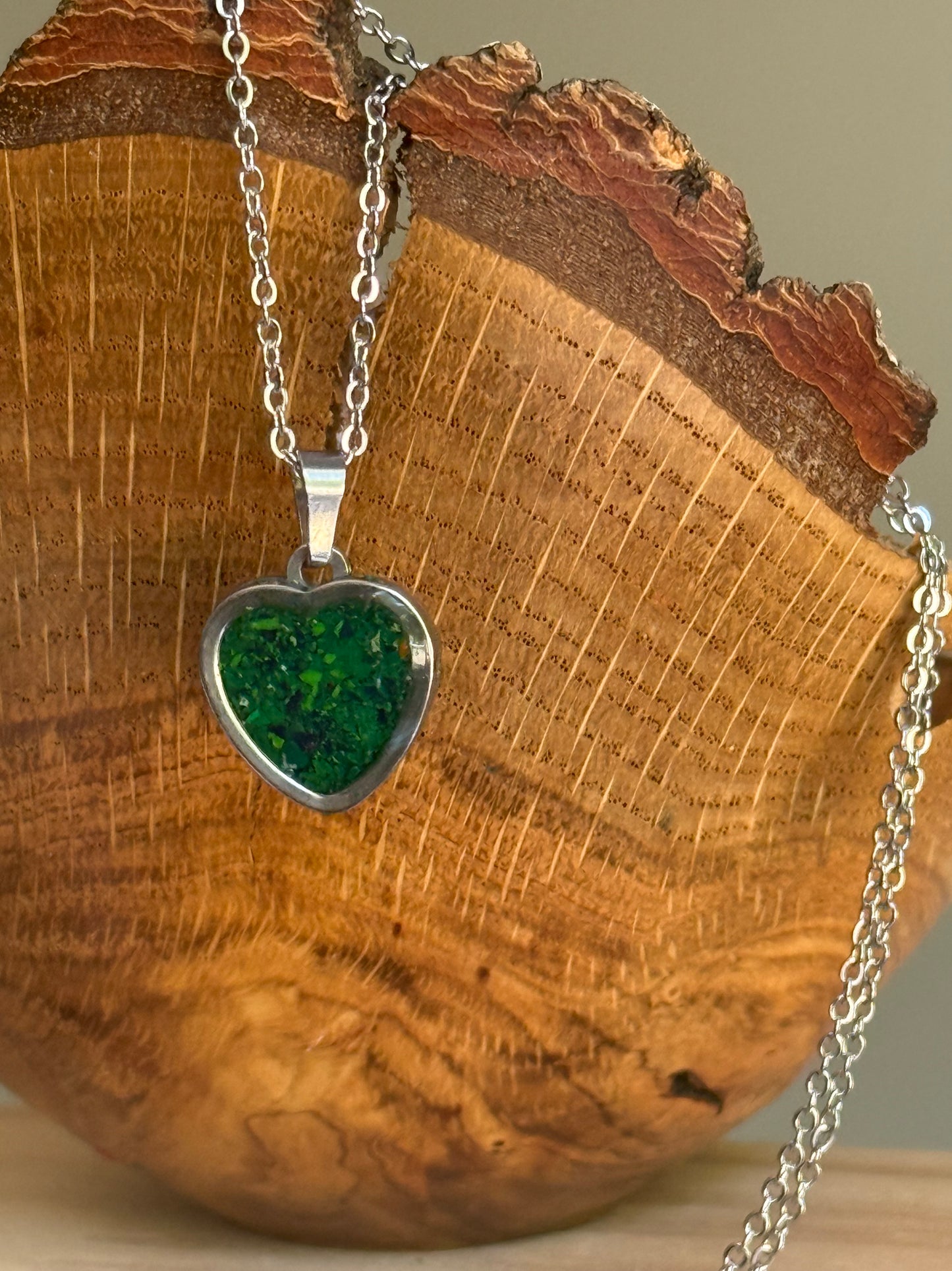 Evergreen  Heart Necklace (Copy)