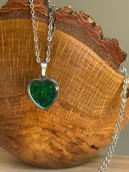 Evergreen  Heart Necklace (Copy)