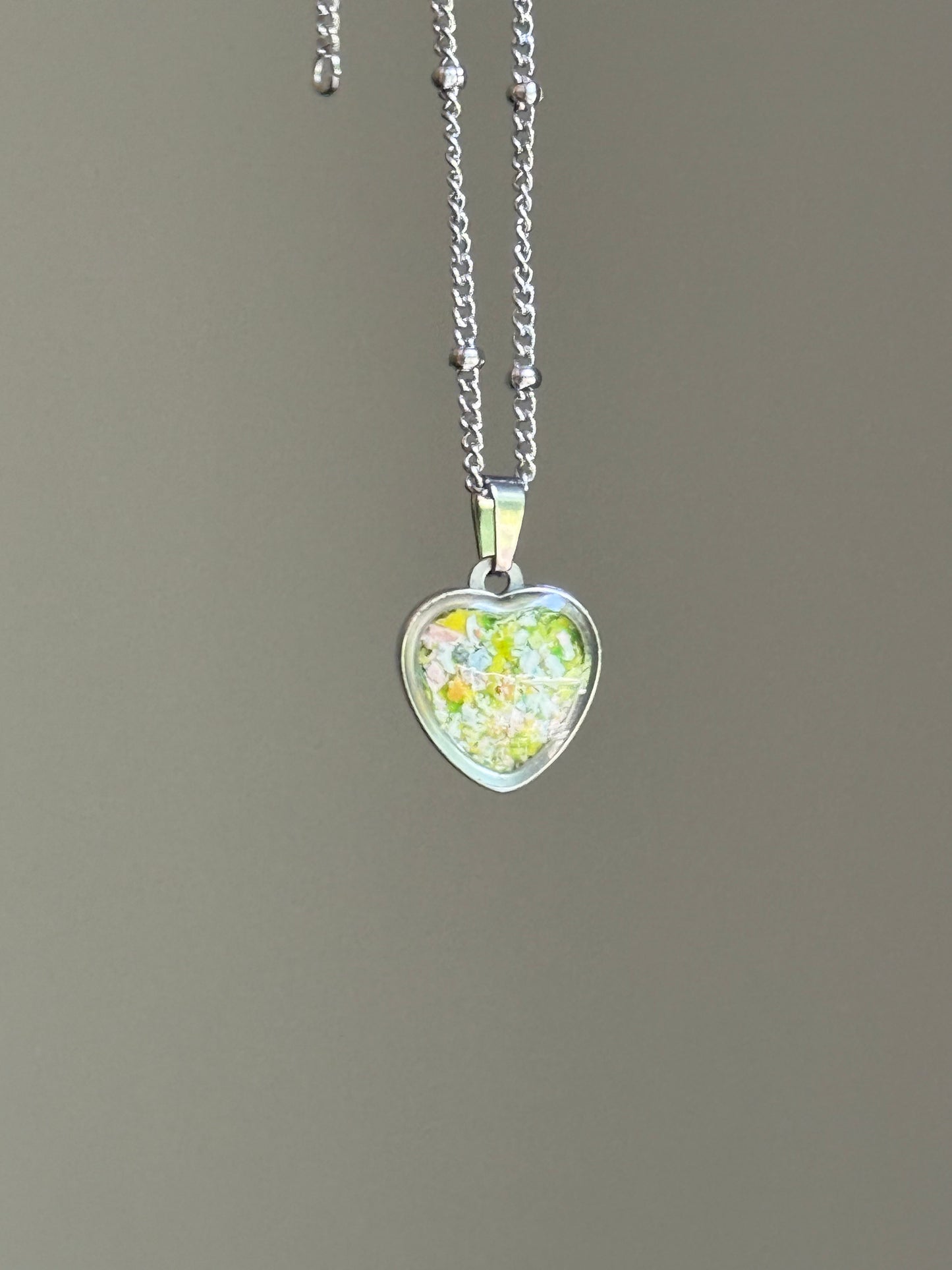 Velvet Ivy Heart Necklace