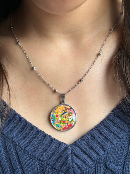 Collar redondo multicolor (grande) 