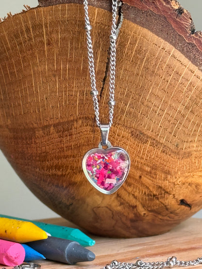 Jelly Heart Necklace